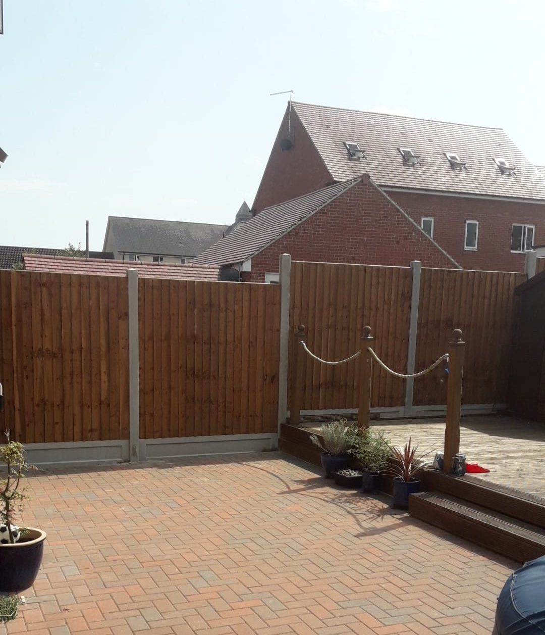 Domestic fencing & gates installed by Harper Fencing